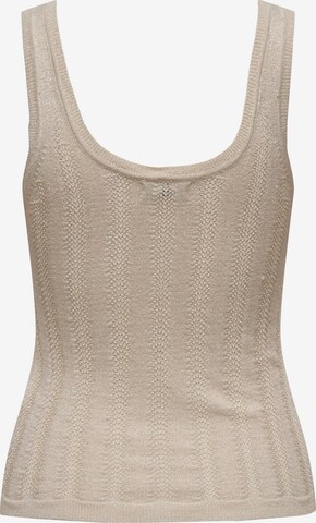 JDY Knitted top 'BEAUTY' in Beige