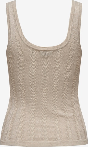 JDY Knitted Top 'BEAUTY' in Beige