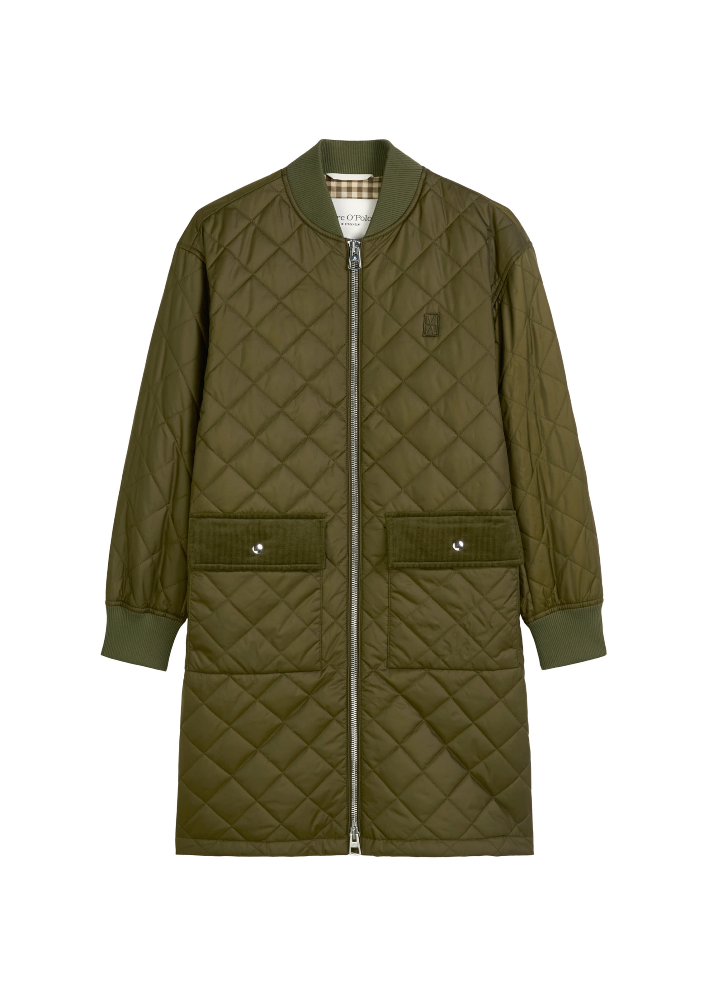 Marc O'Polo Übergangsmantel in dunkelgrün, Produktansicht