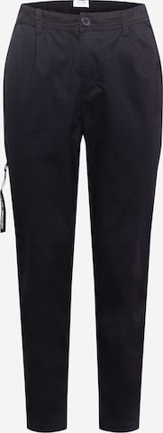 Only & Sons Regular Chino Pants in Black: front
