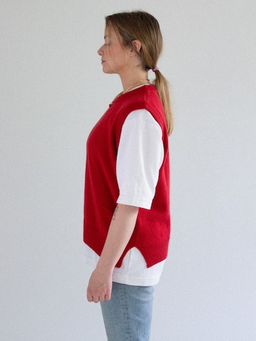 KOPYTO Strickweste 'PUMA' in Rot