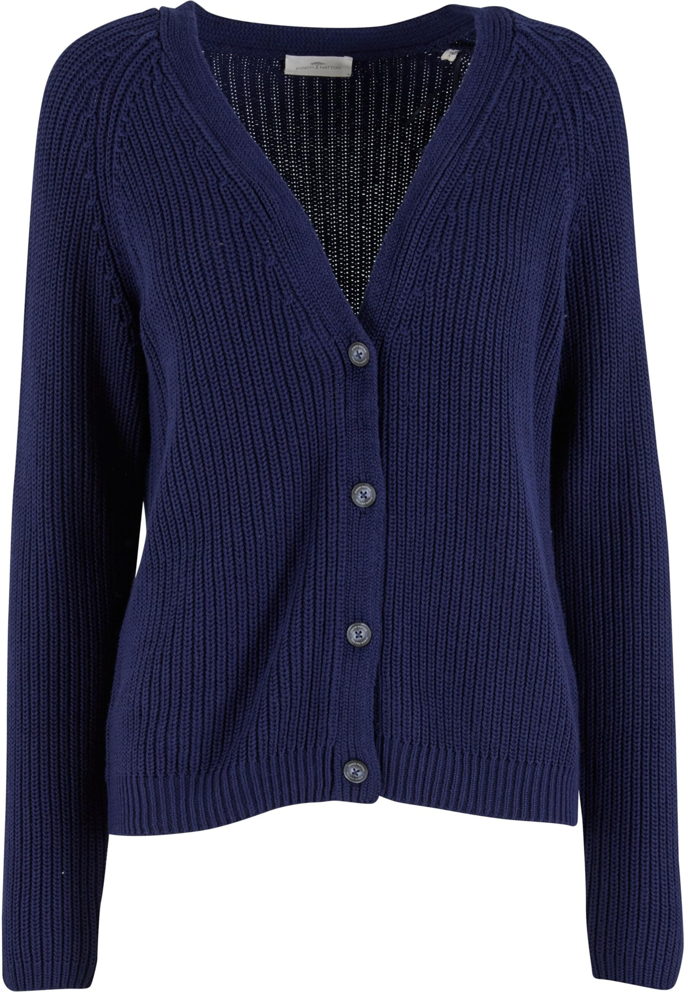 FYNCH-HATTON Gebreid vest in Blauw: voorkant