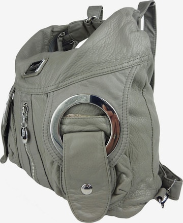 Kumixi Schultertasche '2in1 Rucksacktasche' in Grau: Vorderseite