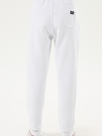 LOUIS LECLER Slimfit Broek 'Elise' in Wit