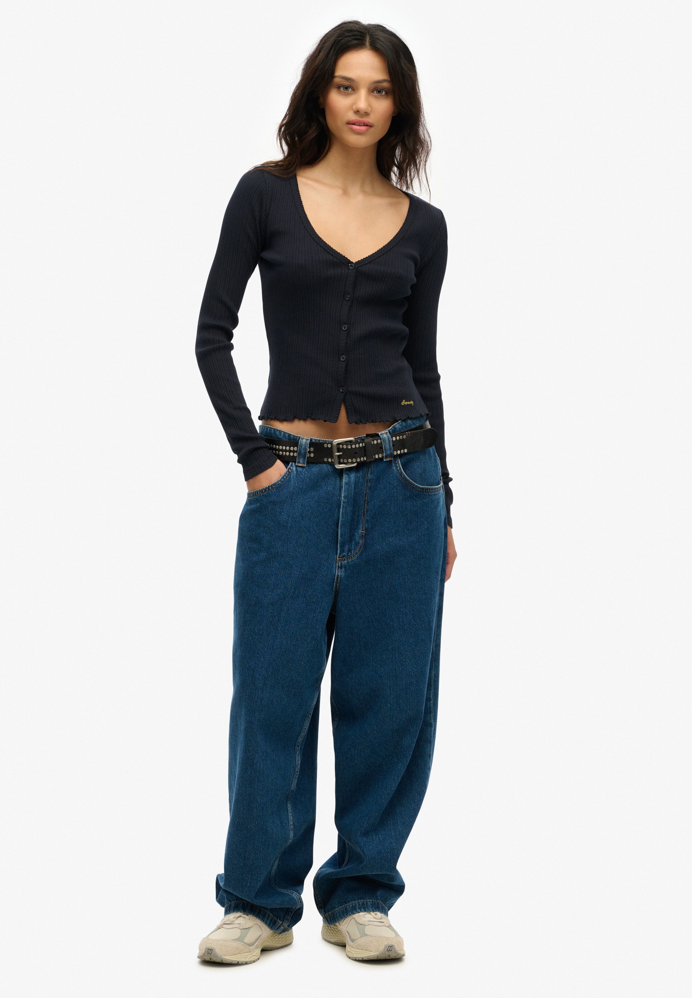 Cardigan 'Essential' Superdry & Co en bleu