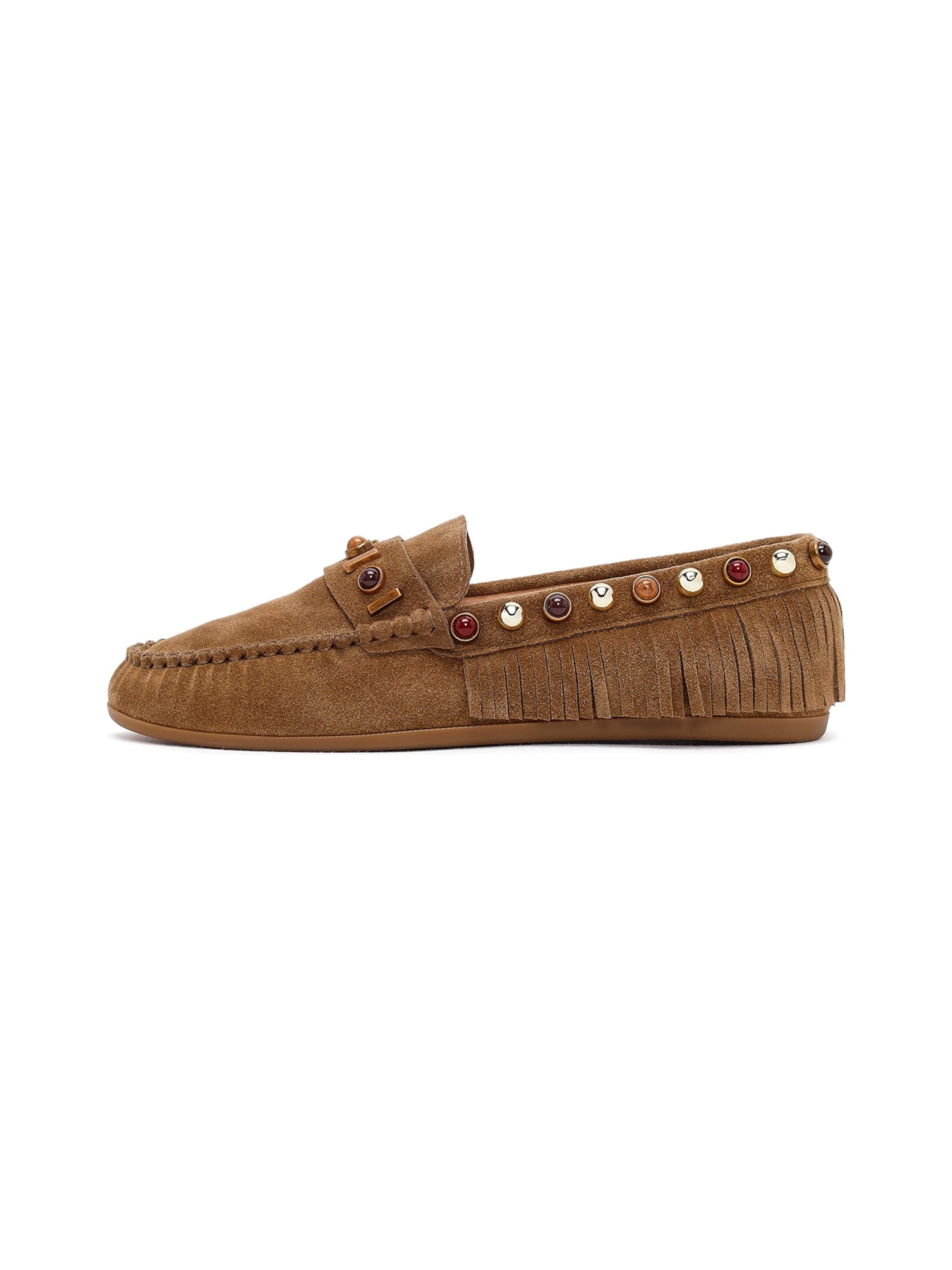 Derimod - Mocassins em castanho: frente