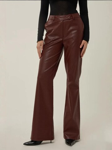 Hiccup Regular Trousers in Brown: front