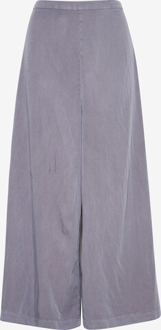 Wide Leg Pantalon ' SLVivek' SOAKED IN LUXURY en violet : devant