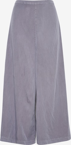 Wide Leg Pantalon ' SLVivek' SOAKED IN LUXURY en violet : devant