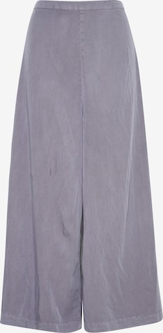 SOAKED IN LUXURY Wide leg Broek ' SLVivek' in Lila: voorkant