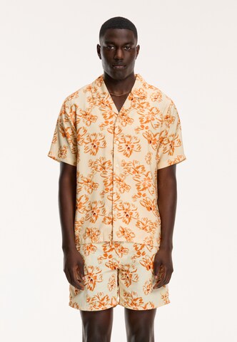 Shiwi Regular fit Overhemd in Beige: voorkant