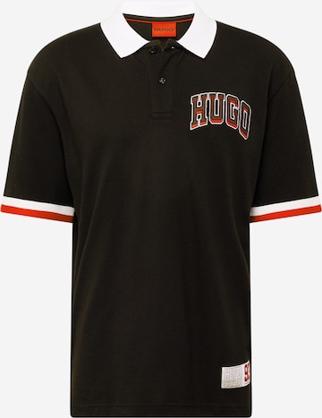 HUGO Red - Camisa 'Dillet' em preto: frente