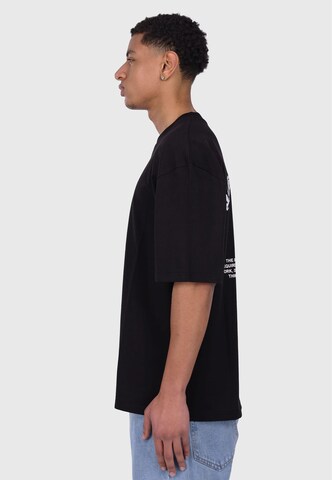 Dropsize T-Shirt 'Peave Dove' in Schwarz