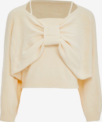 NALLY Sweater in Beige: front