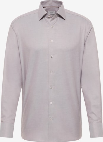 ETERNA Regular fit Business shirt in Brown: front