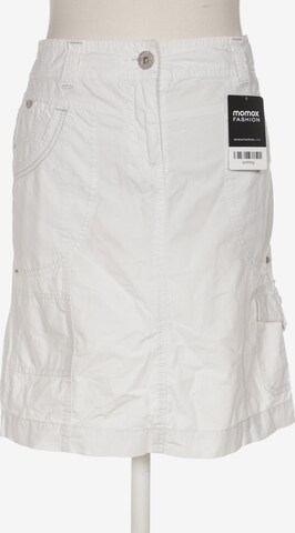 TOM TAILOR Skirt in S in White: front