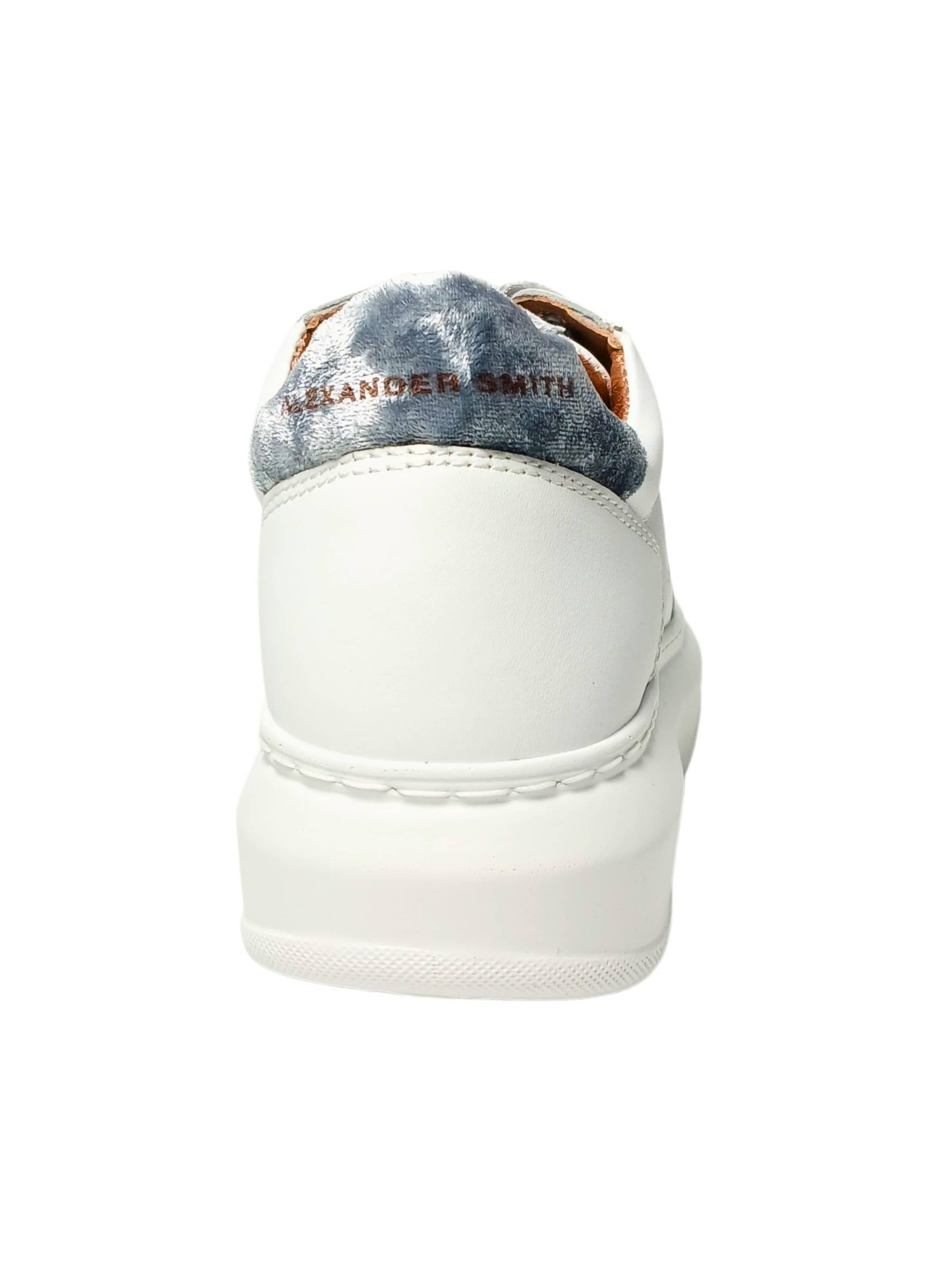 Alexander Smith Platform trainers in White