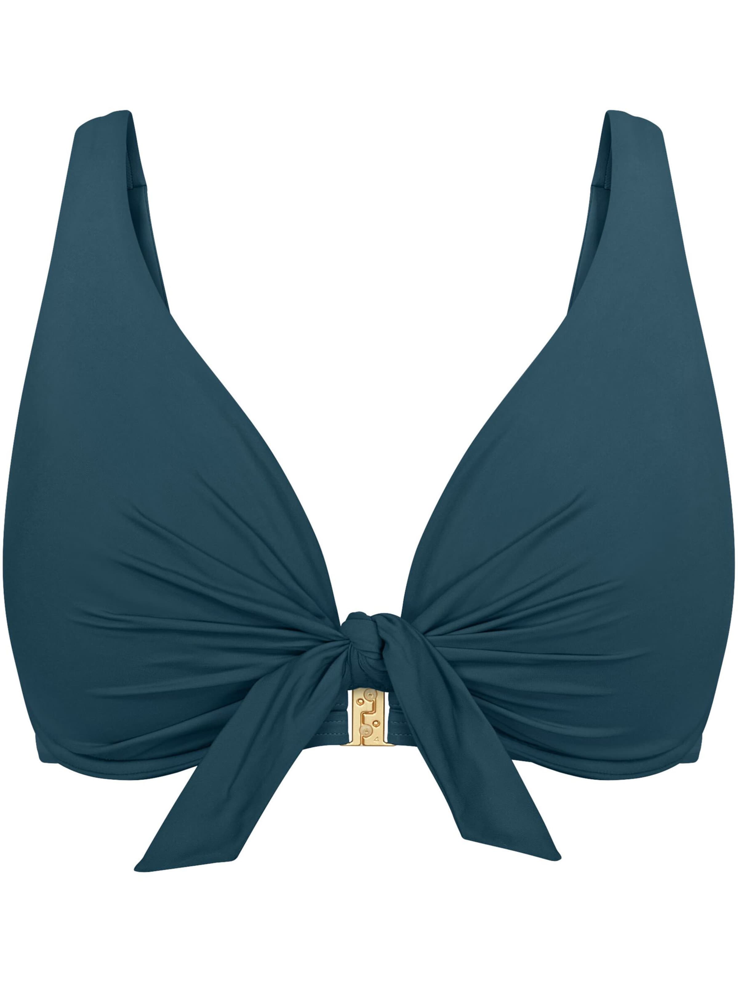 TRIUMPH Triangel Bügel-Bikini-Top ' Summer Twist ' in Grün: Vorderseite