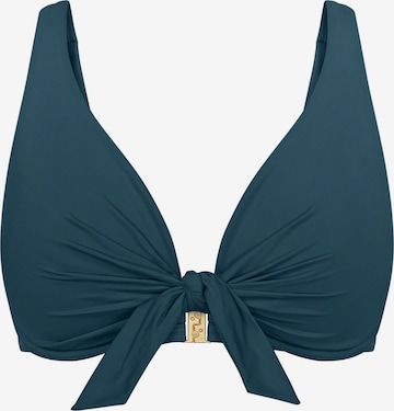 TRIUMPH Triangel Bügel-Bikini-Top ' Summer Twist ' in Grün: Vorderseite