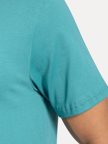 Smilodox Basic T-Shirt Ilyas in Blau