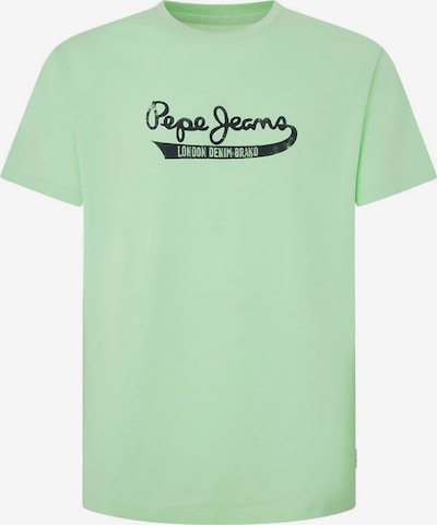 Pepe Jeans Camiseta 'CLAUDE' en verde claro / negro, Vista del producto