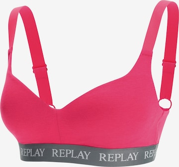 Bustino Reggiseno di REPLAY in rosa: frontale