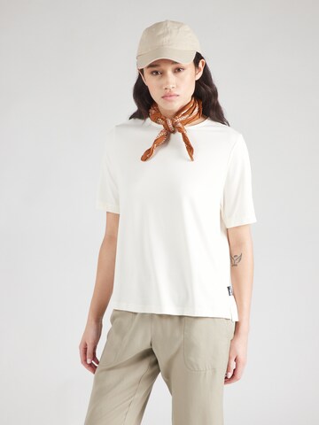 JACK WOLFSKIN Performance shirt 'TRAVEL' in White: front