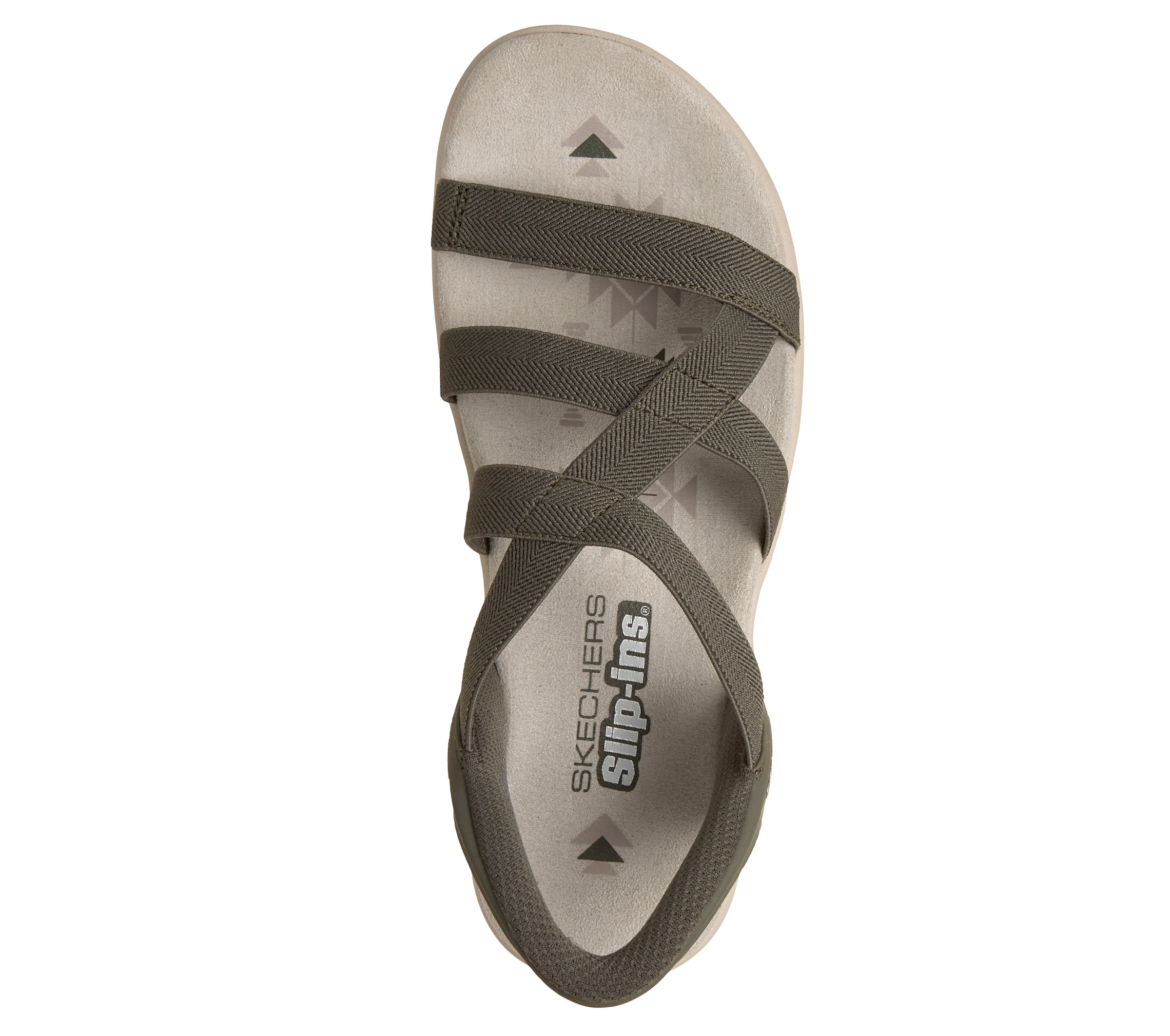 SKECHERS Sandale in Grün