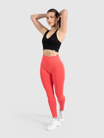 Smilodox Skinny Workout Pants 'Amaze Pro' in Red