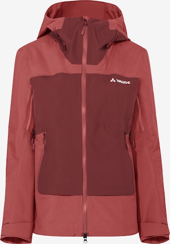 VAUDE Outdoorjas 'Croz Alpine' in Rood: voorkant