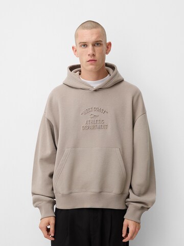 Felpa di Bershka in beige: frontale