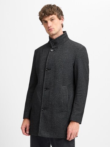 STRELLSON Between-seasons coat 'Finchley 2.0' in Black: front