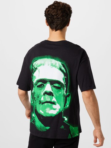 JACK & JONES Tričko 'Frankenstein' – černá