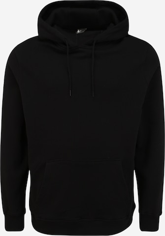 Urban Classics Sweatshirt 'Organic Basic Hoody' i svart: framsida