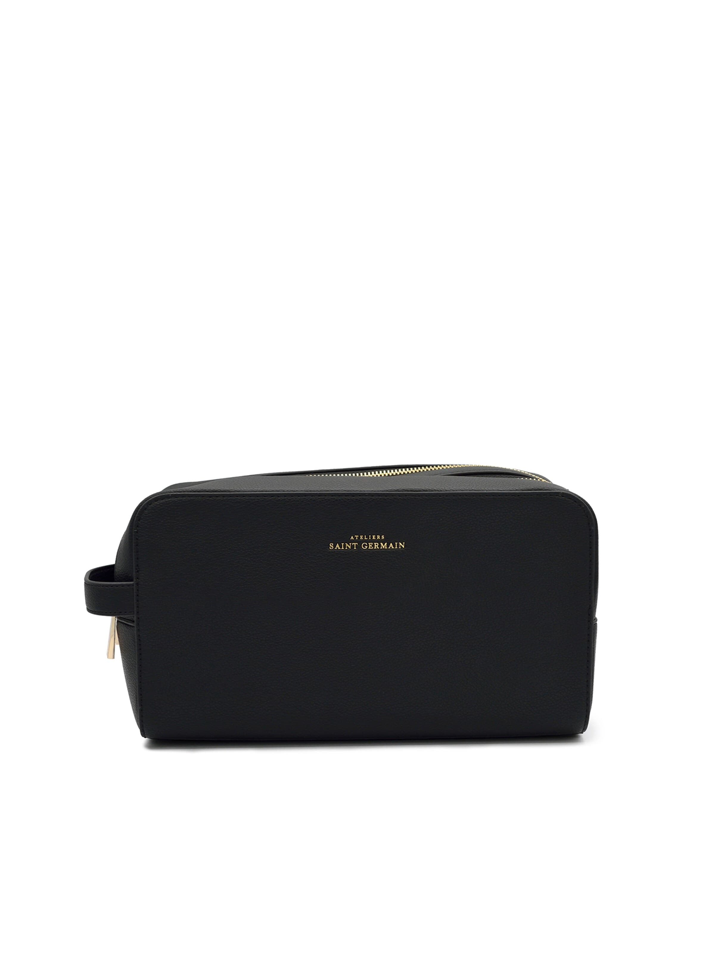 Ateliers Saint Germain - Neceser 'CHATEL' en negro: frente