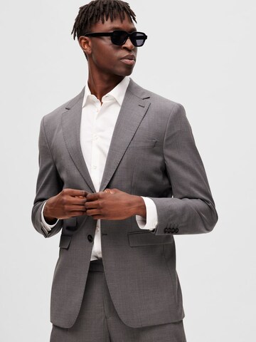 SELECTED HOMME Regular fit Suit Jacket in Grey