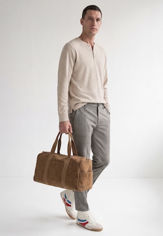 Street One MEN Slimfit Hose in Grau