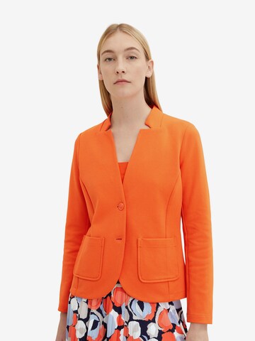 Blazer TOM TAILOR en orange : devant