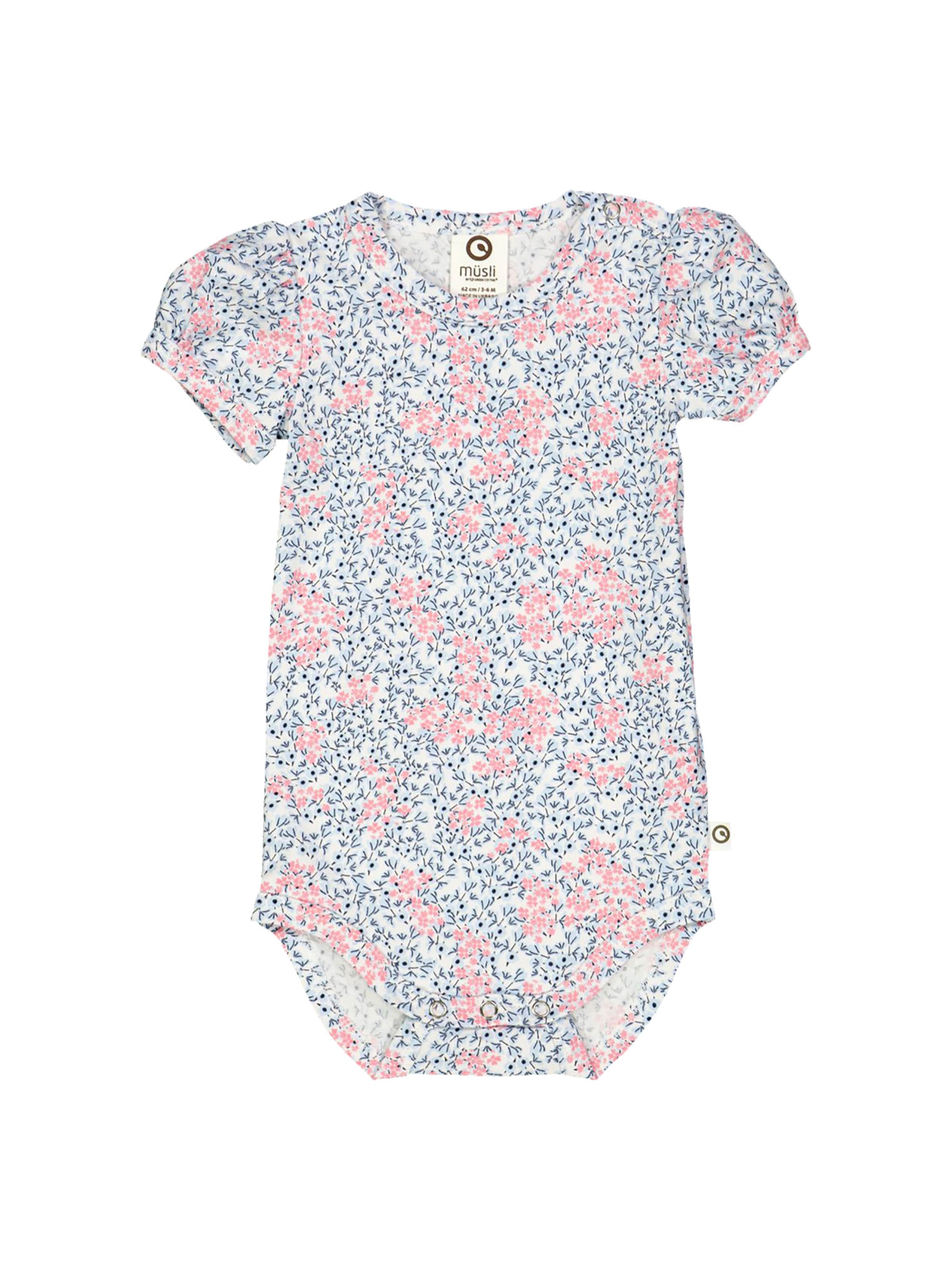 Müsli by GREEN COTTON Rompertje/body in Roze: voorkant