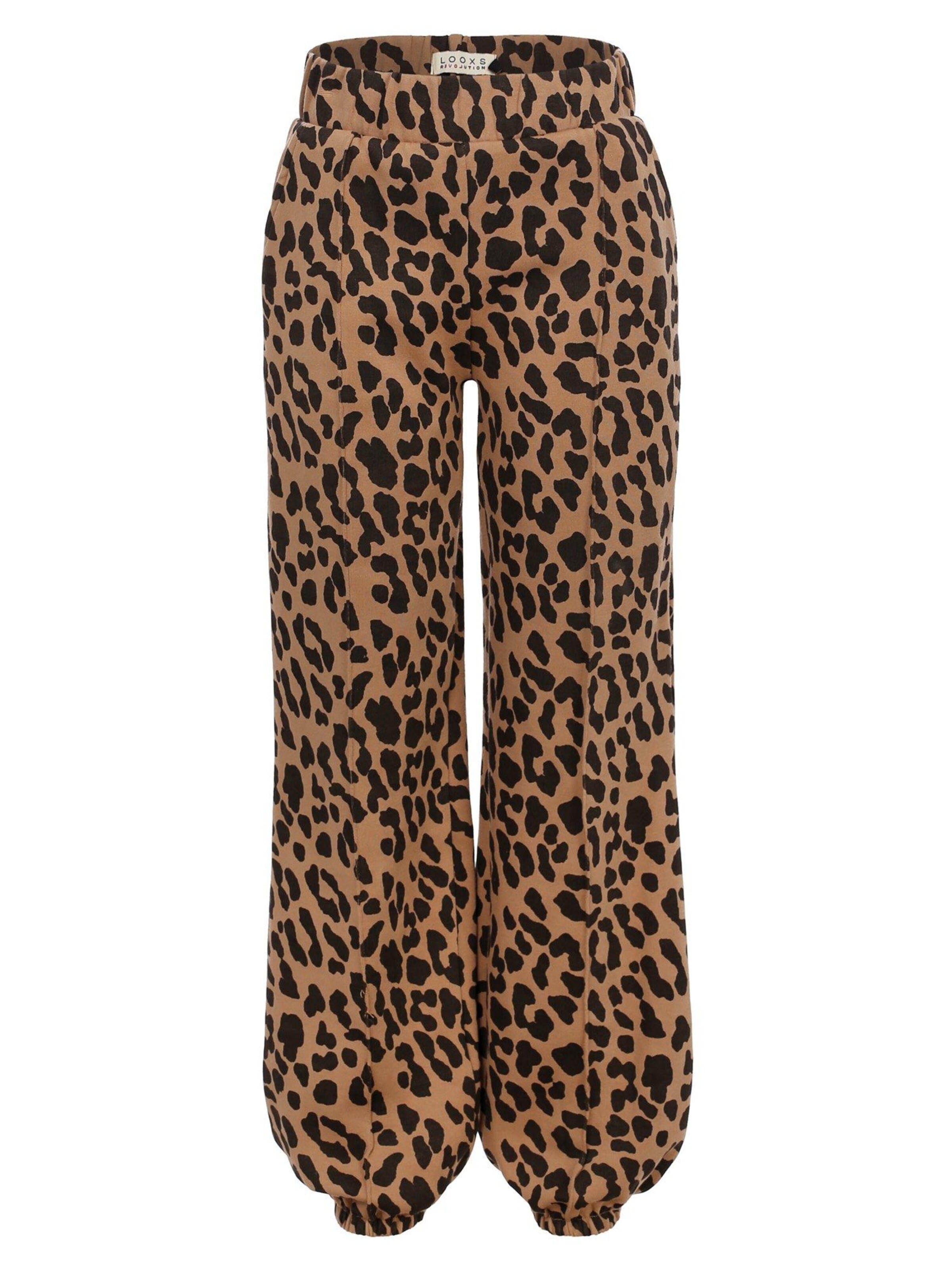 Looxs Revolution Baggy Trousers in Beige: front