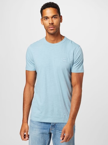 T-Shirt BOSS Orange en bleu : devant