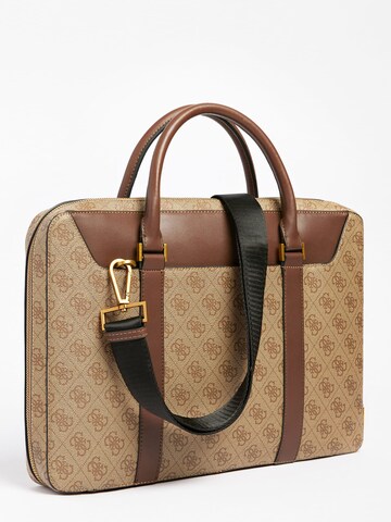 GUESS Laptop Bag 'Vezzola' in Beige