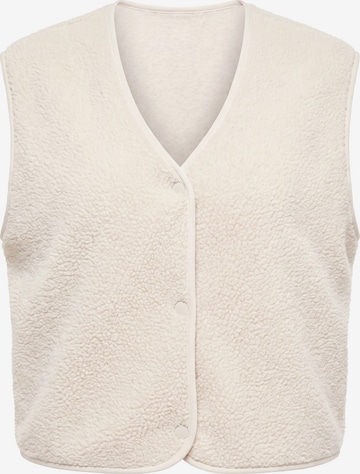 Ulla Popken Weste in Beige: Vorderseite