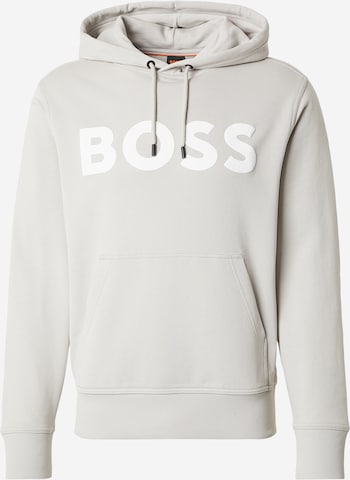 BOSSSweater majica - siva boja: prednji dio