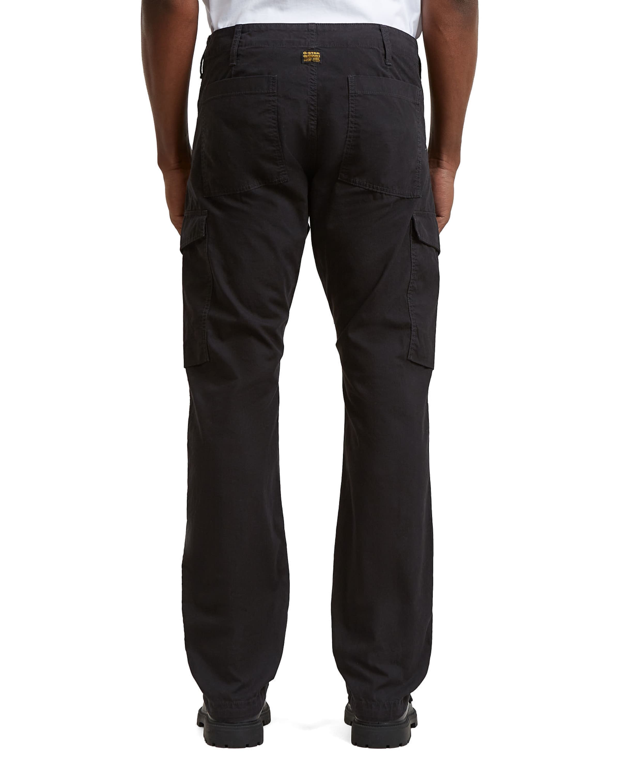 G-STAR Regular O 5 pockets-Cargo pant 'Clean Regular ' in Schwarz