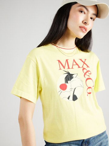 MAX&Co. Shirt 'IZZY' in Yellow