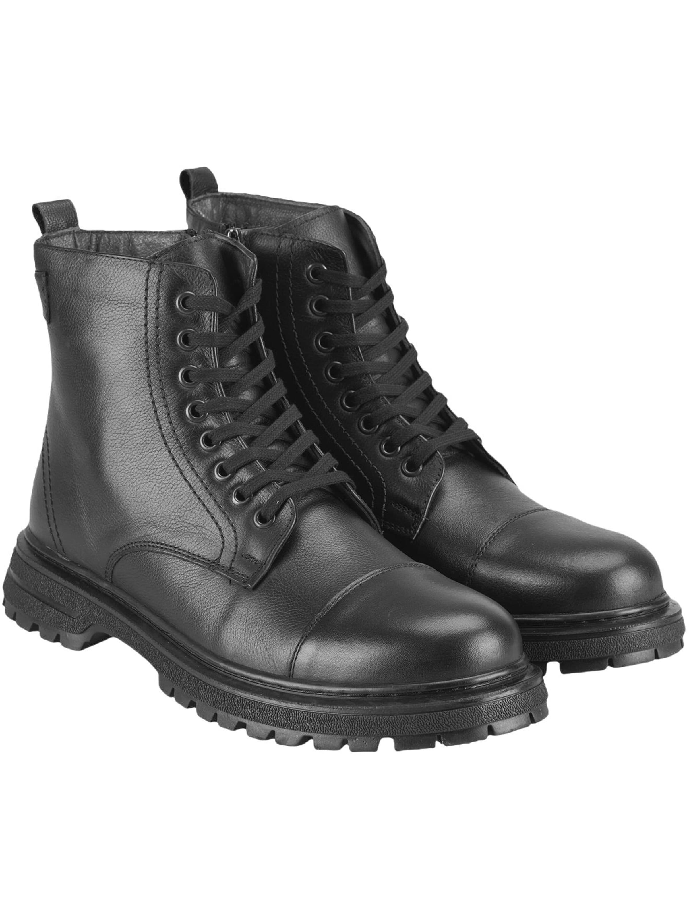 Desa Veterboots 'Spitze' in Zwart: voorkant