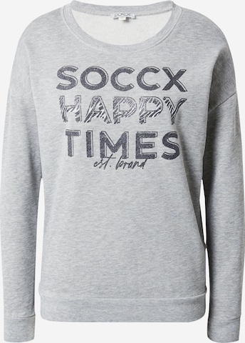 Soccx Sweatshirt in Grey: front