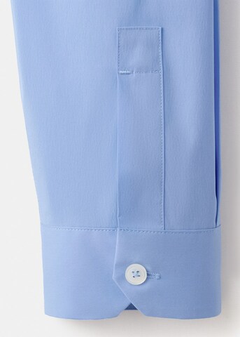 MANGO MAN Regular fit Button Up Shirt 'Palmar' in Blue