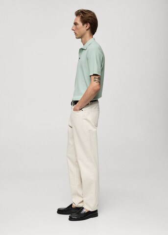 MANGO MAN Shirt 'Galaxia' in Grün